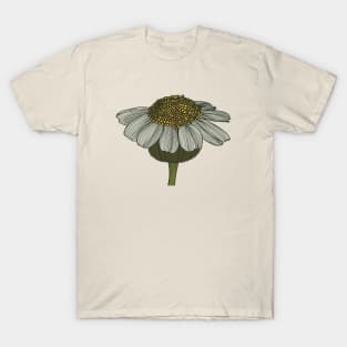 Daisy Flower Drawing T-Shirt